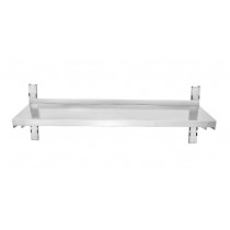 Etagère murale en inox, hauteur 350 mm
