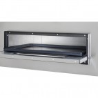 Four à pizza, éléctrique mécanique, acier inox, Basic 2/50 VETRO