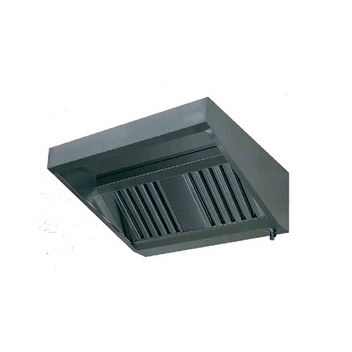 Hotte standard neutre plan incliné, acier Inox AISI 441, 1150 M3/H Hotte standard neutre plan incliné, acier Inox AISI 441, 1150 M3/H