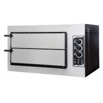 Four à pizza éléctrique mécanique, inox, Basic 2/50 4 thermostats