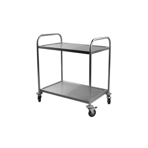 Chariot de service pour cuisine, inox, 2 ou 3 plateaux, longueur 845 mm Chariot de service pour cuisine, inox, 2 ou 3 plateaux, longueur 845 mm