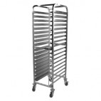 Echelle cuisine à glissières démontable, avec freins, profondeur 620 mm