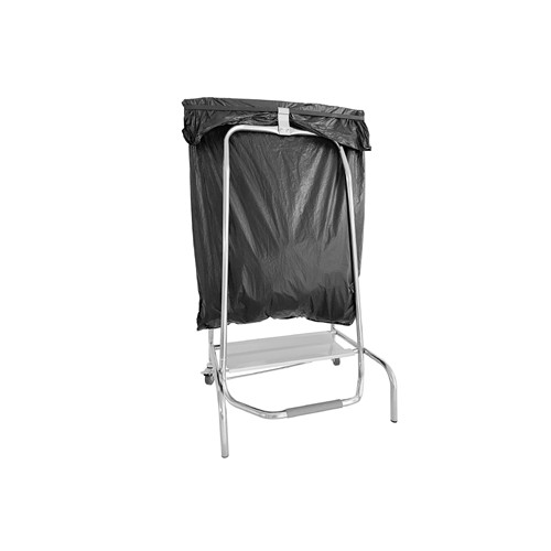 Poubelle pince inox 110 L