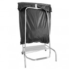 Poubelle pince inox 110 L