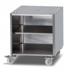 Meuble de rangement sur roulettes pour machine a emballer sous vide max xl, H 590mm