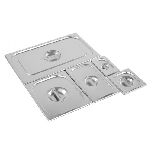 Couvercle en inox pour bac gastronorme, avec poignée, 1/3 GNL, 325 x 176 mm Couvercle en inox pour bac gastronorme, avec poignée, 1/3 GNL, 325 x 176 mm