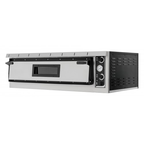 Four à pizza éléctrique mécanique acier inox Plus XL 6 L Four à pizza éléctrique mécanique acier inox Plus XL 6 L