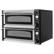 Four à pizza, éléctrique mécanique, acier inox, Supérior XL 99 GLASS