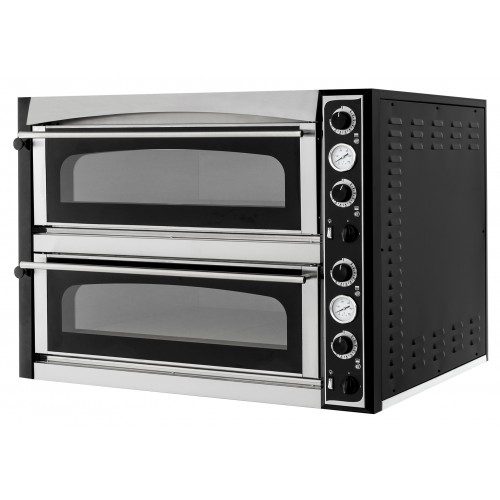 Four à pizza éléctrique mécanique acier inox Superior XL 99 GLASS Four à pizza éléctrique mécanique acier inox Superior XL 99 GLASS