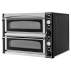 Four à pizza, éléctrique mécanique, acier inox, Supérior XL 99 GLASS