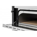 Four à pizza, éléctrique mécanique, acier inox, Supérior XL 99 GLASS