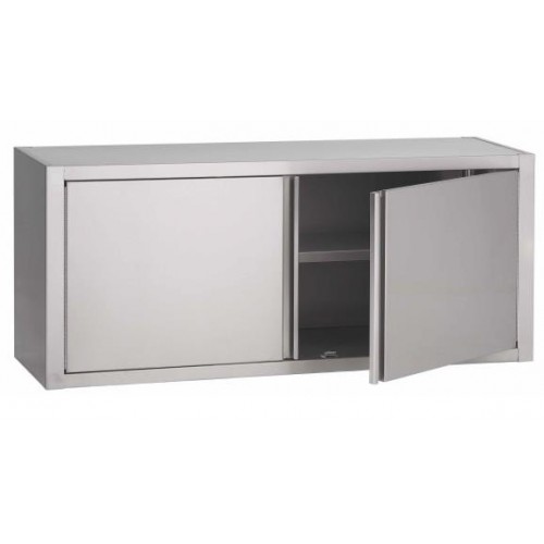 Armoire murale, portes battantes inox AISI 430 L 700 x P 400 mm Armoire murale, portes battantes inox AISI 430 L 700 x P 400 mm