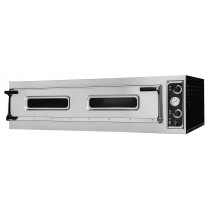 Four à pizza, éléctrique mécanique, acier inoxydable, TRAYS 6L