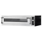 Four à pizza, éléctrique mécanique, acier inoxydable, TRAYS 6L GLASS