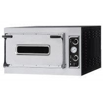 Four à pizza, éléctrique mécanique, acier inoxydable, TRAYS 4