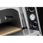 Four à pizza, électrique mécanique, acier inoxydable, TRAYS ALTO GLASS 4