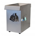 Hachoir a viande professionnel monophase double coupe en inox aisi 304