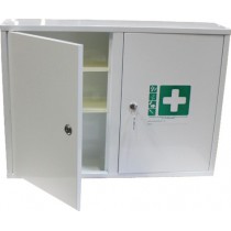 Armoire à pharmacie , 2 portes métal , L 500 x P 245 x H 500 mm