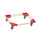 Chariots de transport pour boîtes isothermes en PP expansé, 600 x 400mm