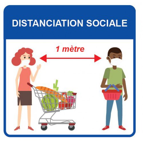 Panneau d’information, visuel magasin, format 400 x 400 mm Panneau d’information, visuel magasin, format 400 x 400 mm
