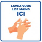 Panneaux d’information, visuel «LAVAGE», 200 x 200 mm