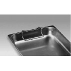 Bac gastronorme acier inox avec anses pliantes GN 1/1, 530 x 325 mm