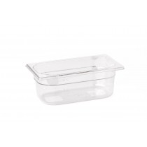Bac gastronorme, copolyester Tritan, sans bisphénol A, GN 1/4, 265 x 162 mm