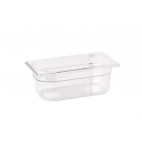 Bac gastronorme copolyester Tritan sans bisphénol A, GN 1/4, 265 x 162 mm