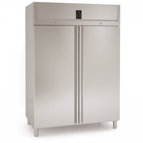 Armoire négative GN2/1, côtés emboutis-isolation 85 mm, 2 portes pleines, consommation 839 W Armoire négative GN2/1, côtés emboutis-isolation 85 mm, 2 portes pleines, consommation 839 W