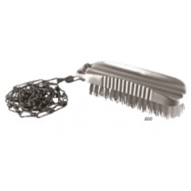 Brosse à ongles avec chaine inox