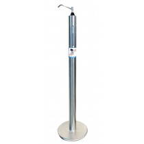 Colonne à gel hydroalcoolique avec poussoir, pour enfants