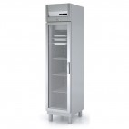 Armoire étroite négative , 1 porte vitrée GN1/1