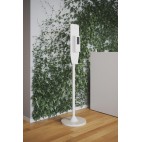 Station de désinfection avec support pour distributeur automatique de gel hydroalcoolique