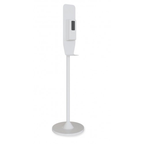 Station de désinfection avec support pour distributeur automatique de gel hydroalcoolique Station de désinfection avec support pour distributeur automatique de gel hydroalcoolique
