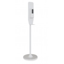 Station de désinfection avec support pour distributeur automatique de gel hydroalcoolique