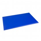 Planche à découper anti-bactérienne, PEHD, haute densité, Hygiplas, bleue, L 455 x P 305 x H 12 mm