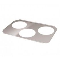 Kit bain-marie chauffe-sauce avec 3 récipients 4L + support