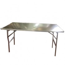 Table pliante alu renforcé, L 1500 x P 800 x H 800 mm