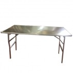 Table pliante alu renforcé, L 1500 x P 800 x H 800 mm