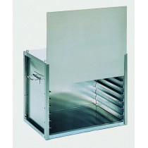 Coffre traiteur non isotherme, porte à guillotine, 9 plaques ou grilles 600 x 400 mm
