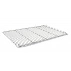Grille inox renforcée cadre et 1 traverses Ø 7 mm 530 x 325 mm
