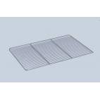 Grille inox, cadre et 3 traverses Ø 5 mm, pour coffre traiteur