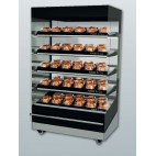 Vitrine murale L,S chauffante 5 niveaux modèle SELFGRILL SQUARE 1000-5N inox