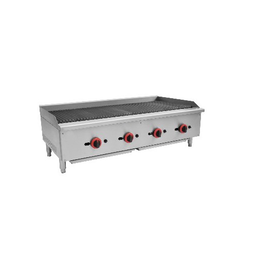 Grill charcoal à gaz, en acier inoxydable, modèle ECB-48SX Grill charcoal à gaz, en acier inoxydable, modèle ECB-48SX