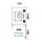Cellule série compact à chariot, groupe basic, refroidissement / surgélation rapide