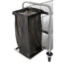 Support sac poubelle 70 litres crochetable L 360 x l 355 x 810 mm pour chariot