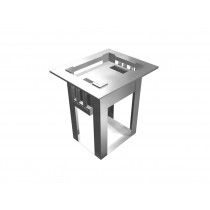 Distributeur à verres, en acier inoxydable, 6 paniers