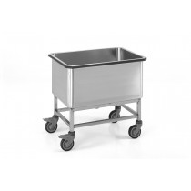 Cuve 140 litres en inox surélevée, hauteur 750 mm