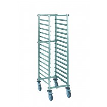 Chariots à glissières livrés à plat acier inoxydable H 1490 mm