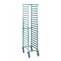Chariots à glissières livrés à plat acier inoxydable H 1785 mm